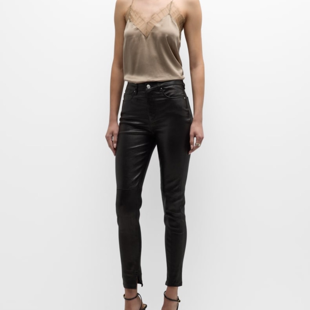 IRO Black Leather Pants